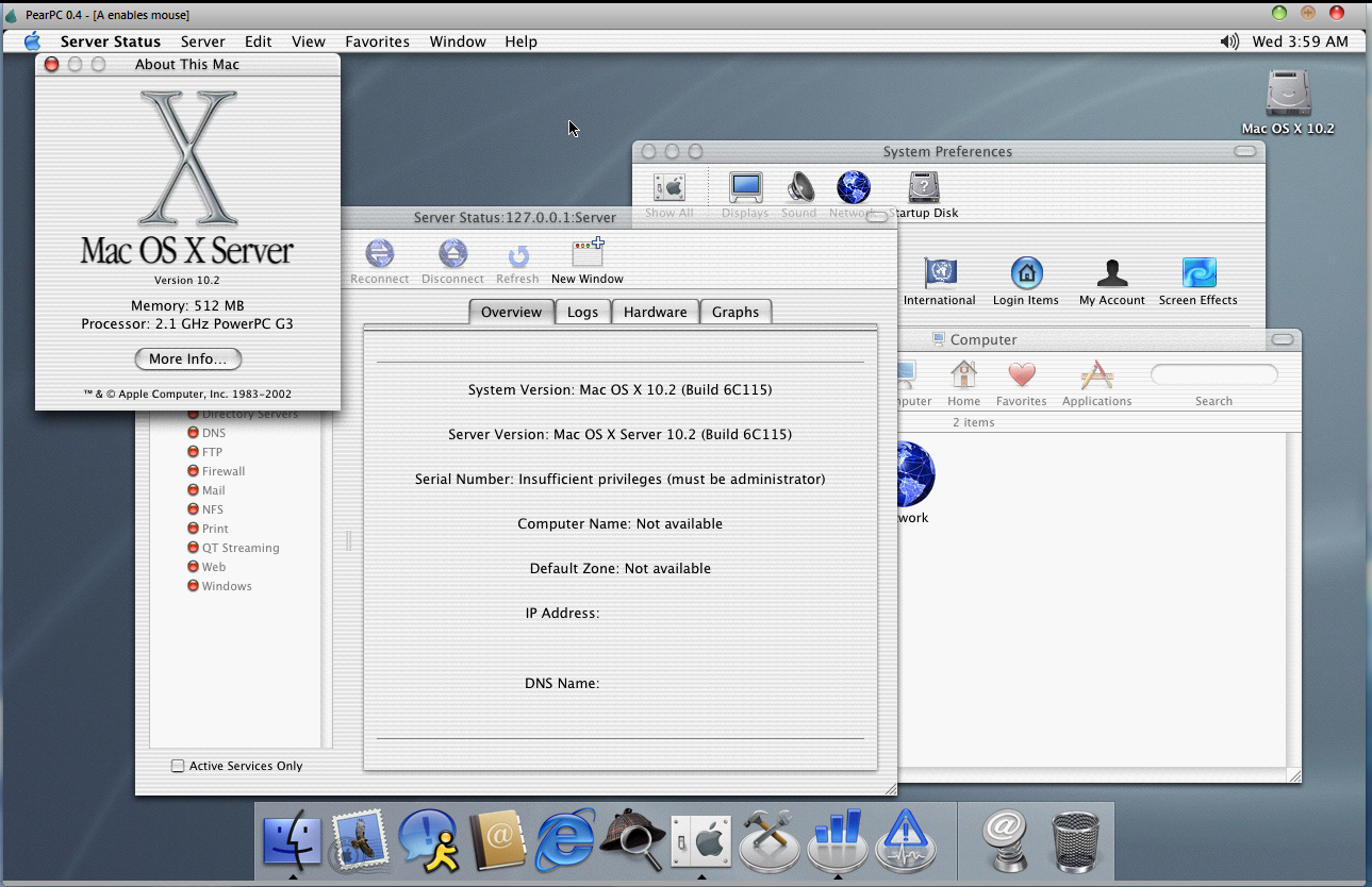 mac os x 10.3 server install disc archive.org